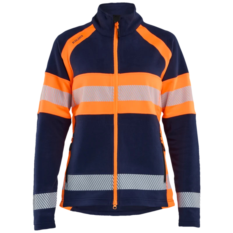 Blaklader Dames Microfleecevest High Vis CL.1 4718-1010