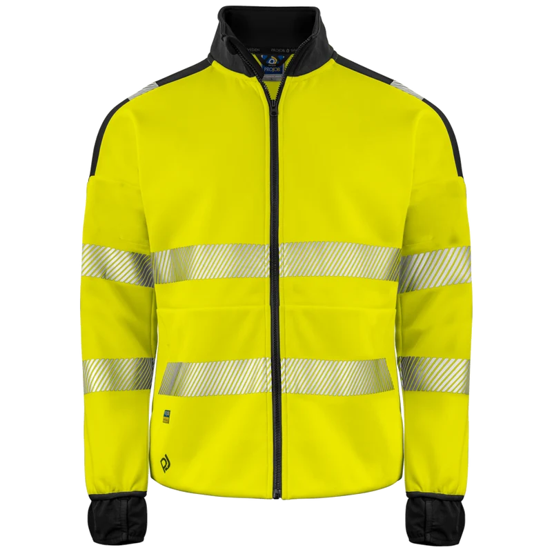 Projob Workwear 6109 Signalisatiesweater Met Lange Ritssluiting EN ISO 20471 Klasse 3 646109