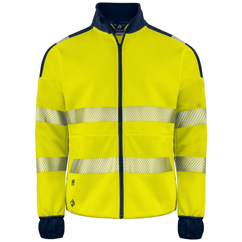 Projob Workwear 6109 Signalisatiesweater Met Lange Ritssluiting EN ISO 20471 Klasse 3 646109