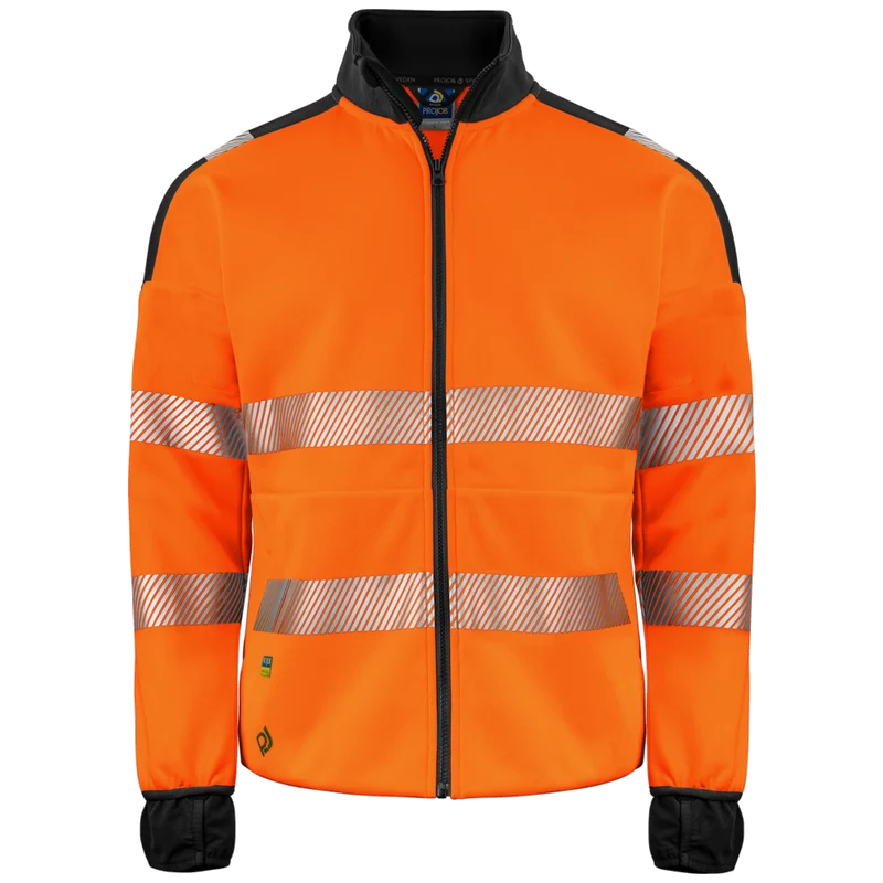 Projob Workwear 6109 Signalisatiesweater Met Lange Ritssluiting EN ISO 20471 Klasse 3 646109