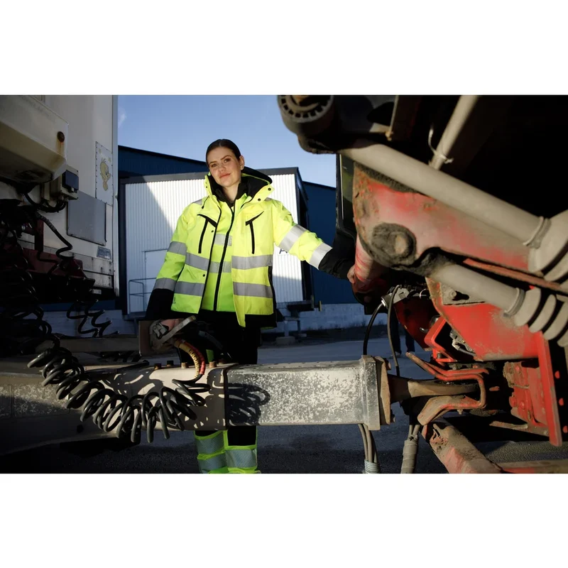 Projob Workwear 6449 Gevoerde Signalisatiejas Dames EN ISO 20471 Klasse 2/3 646449