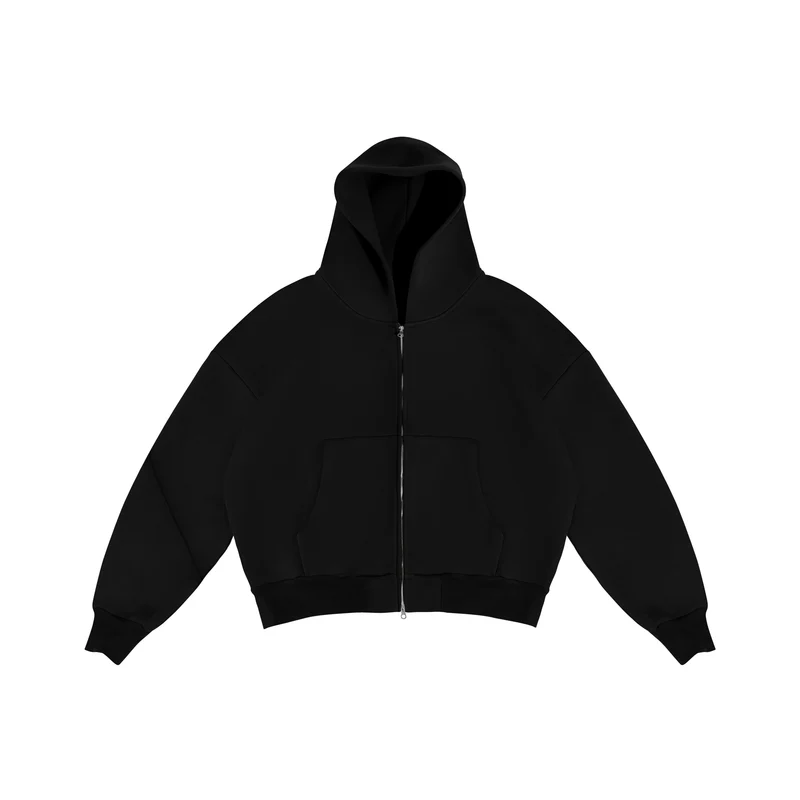 Herren Zip-Up Trainingsanzug | Leicht Oversized | Kurzes Design