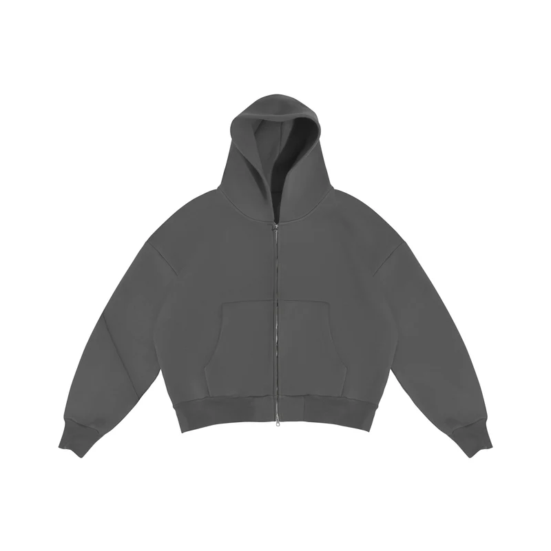 Herren Zip-Up Trainingsanzug | Leicht Oversized | Kurzes Design