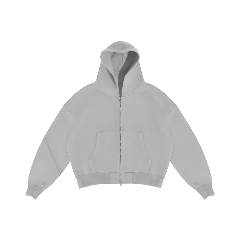 Herren Zip-Up Trainingsanzug | Leicht Oversized | Kurzes Design