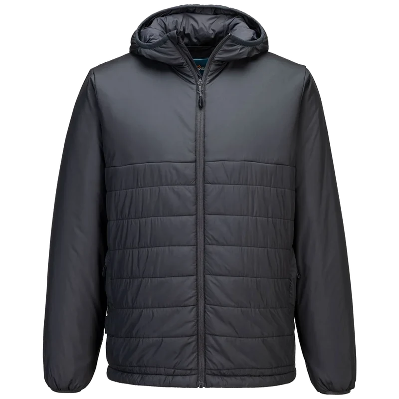 Portwest Professional Hooded Insulated Baffle Jacket S608