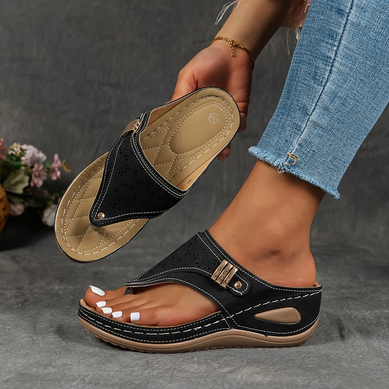 Damen Ergonomische Sandalen | OrthoCloud™ Wohlfühl-Design | Atmungsaktiv & Rutschfest | Sommerkomfort