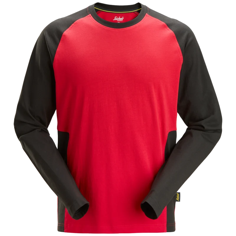 Snickers Tweekleurig T-shirt met Lange Mouwen 2450