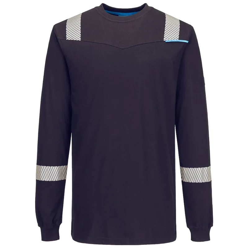 Portwest WX3 Modaflame gebreid Multinorm T-shirt met lange mouwen FR751