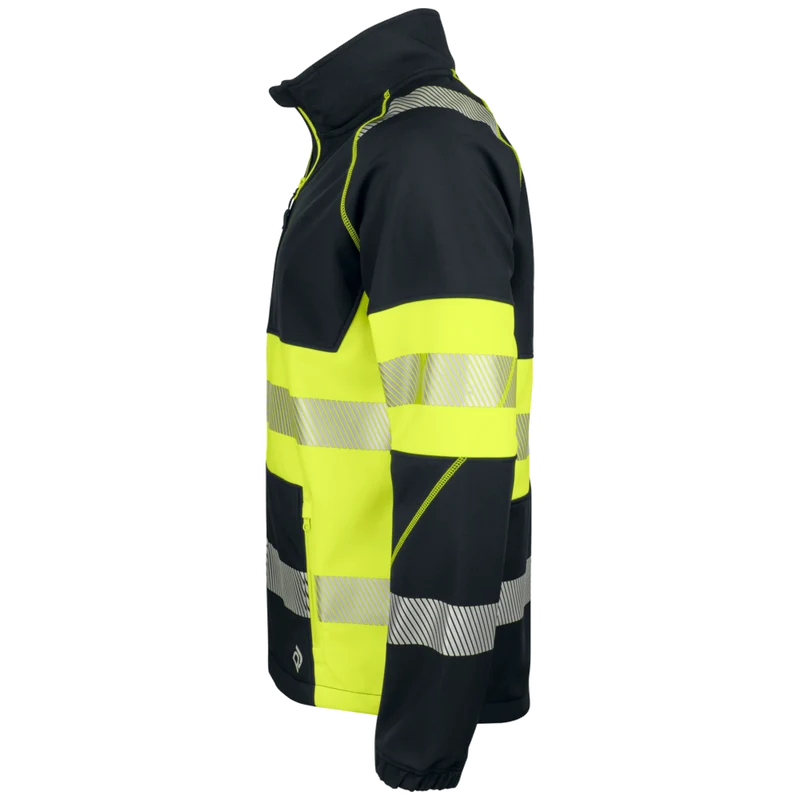 Projob Workwear 6443 Signalisatiesoftshell EN ISO 20471 Klasse 1 646443