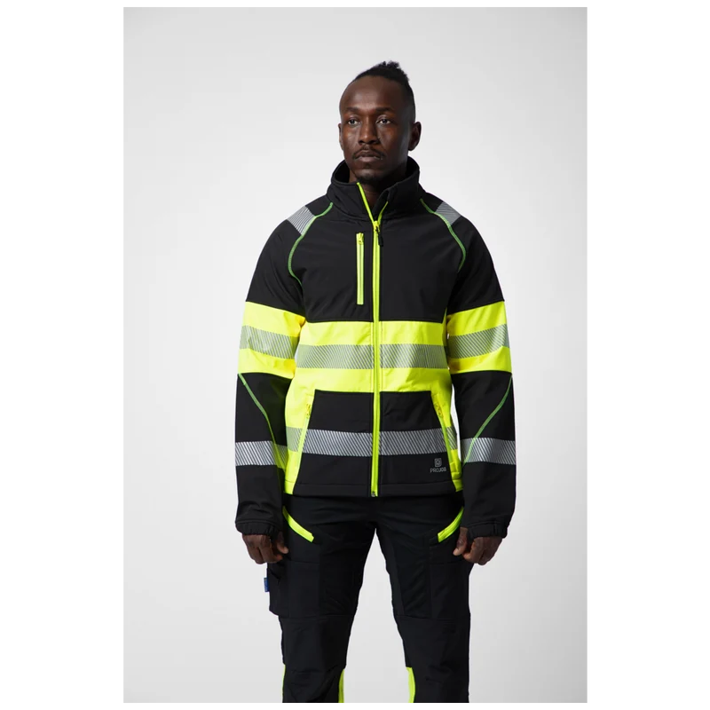 Projob Workwear 6443 Signalisatiesoftshell EN ISO 20471 Klasse 1 646443