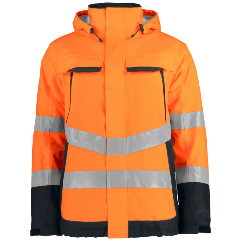 Projob Prio 6441 Gevoerde Signalisatieregenjas EN ISO 20471 Klasse 3 646441
