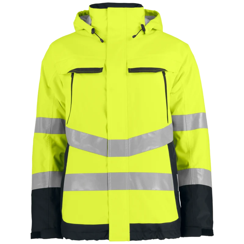 Projob Prio 6441 Gevoerde Signalisatieregenjas EN ISO 20471 Klasse 3 646441
