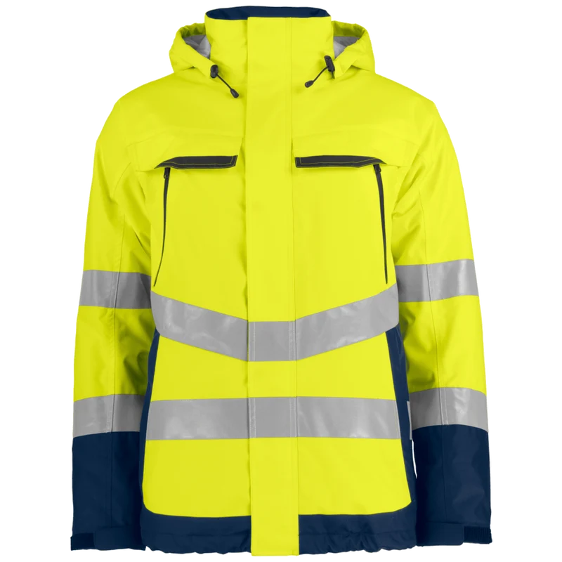 Projob Prio 6441 Gevoerde Signalisatieregenjas EN ISO 20471 Klasse 3 646441