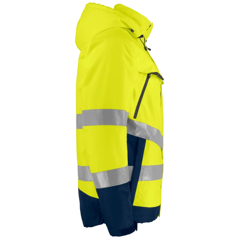 Projob Prio 6441 Gevoerde Signalisatieregenjas EN ISO 20471 Klasse 3 646441