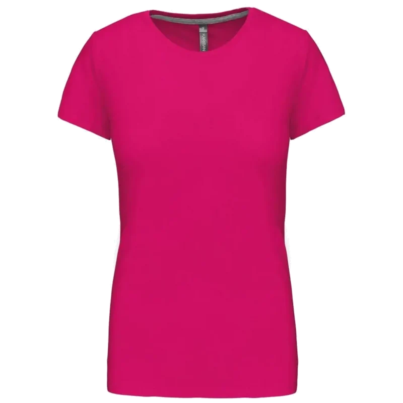 Kariban Dames t-shirt ronde hals korte mouwen K380