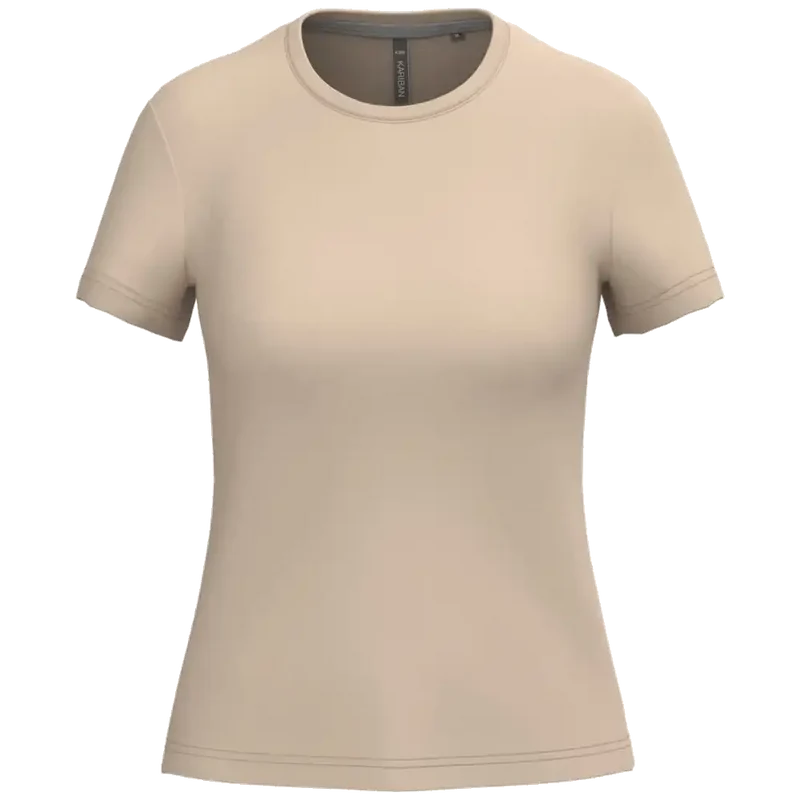 Kariban Dames t-shirt ronde hals korte mouwen K380
