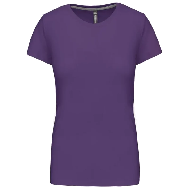 Kariban Dames t-shirt ronde hals korte mouwen K380