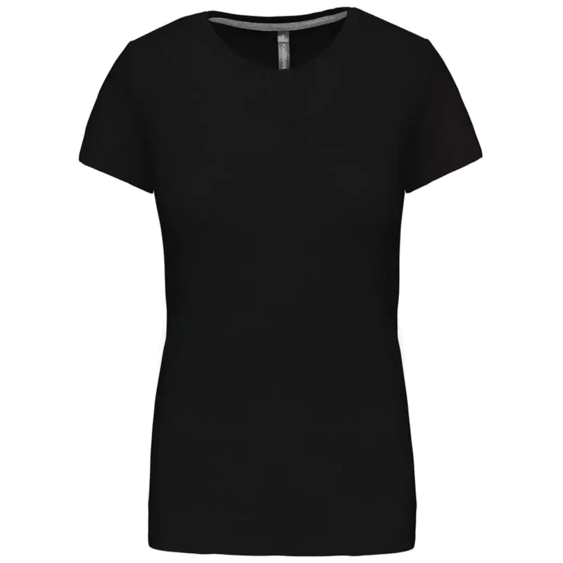 Kariban Dames t-shirt ronde hals korte mouwen K380