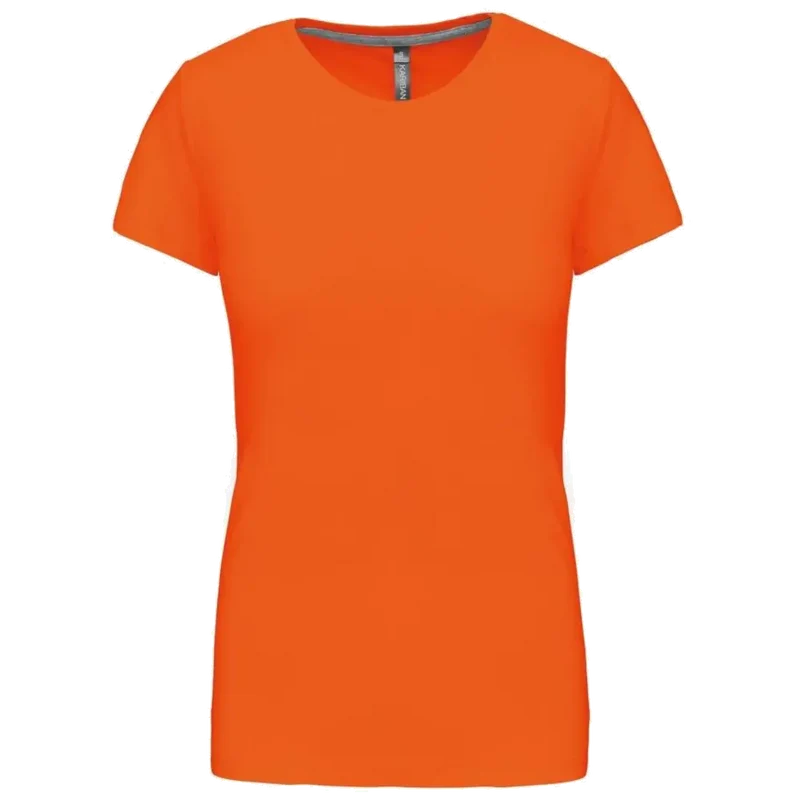 Kariban Dames t-shirt ronde hals korte mouwen K380