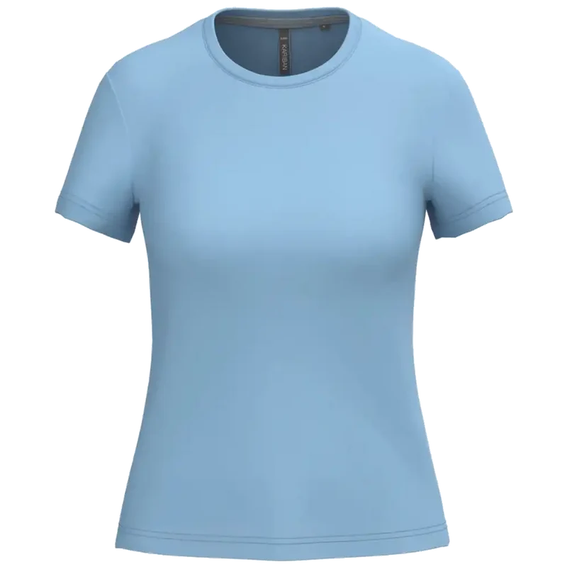Kariban Dames t-shirt ronde hals korte mouwen K380