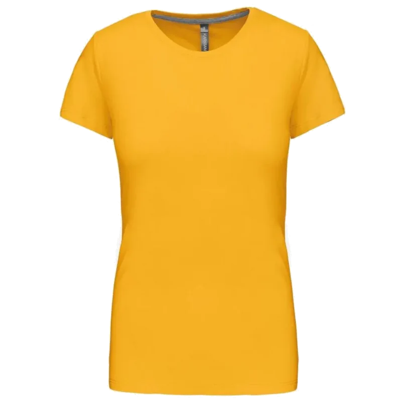 Kariban Dames t-shirt ronde hals korte mouwen K380