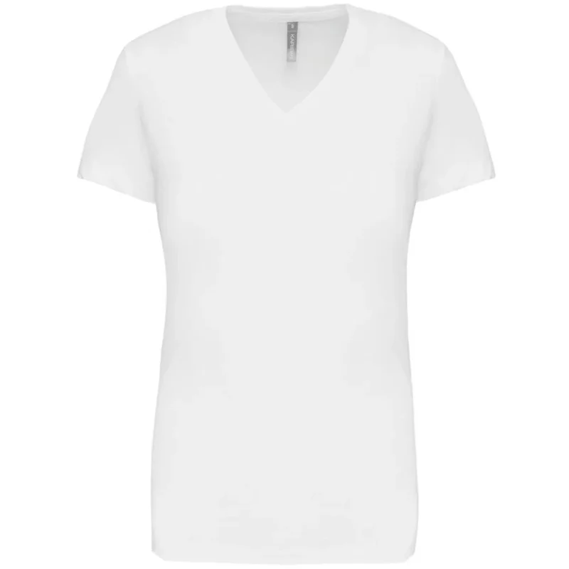 Kariban Dames T-shirt V-hals Korte Mouwen K381