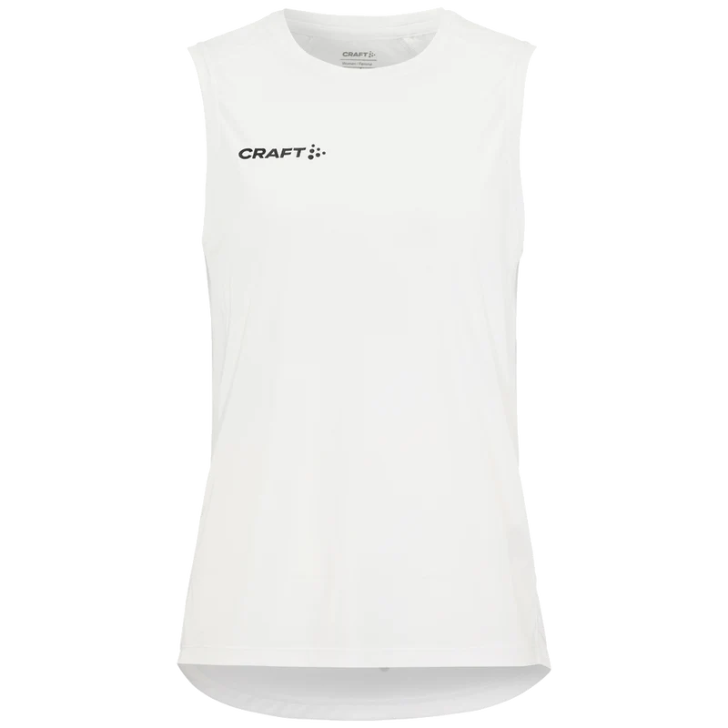 Craft Ability zip sl mouwloze tee Dames C17535