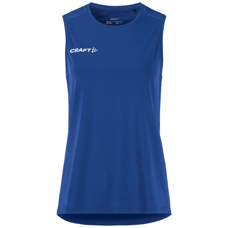 Craft Ability zip sl mouwloze tee Dames C17535