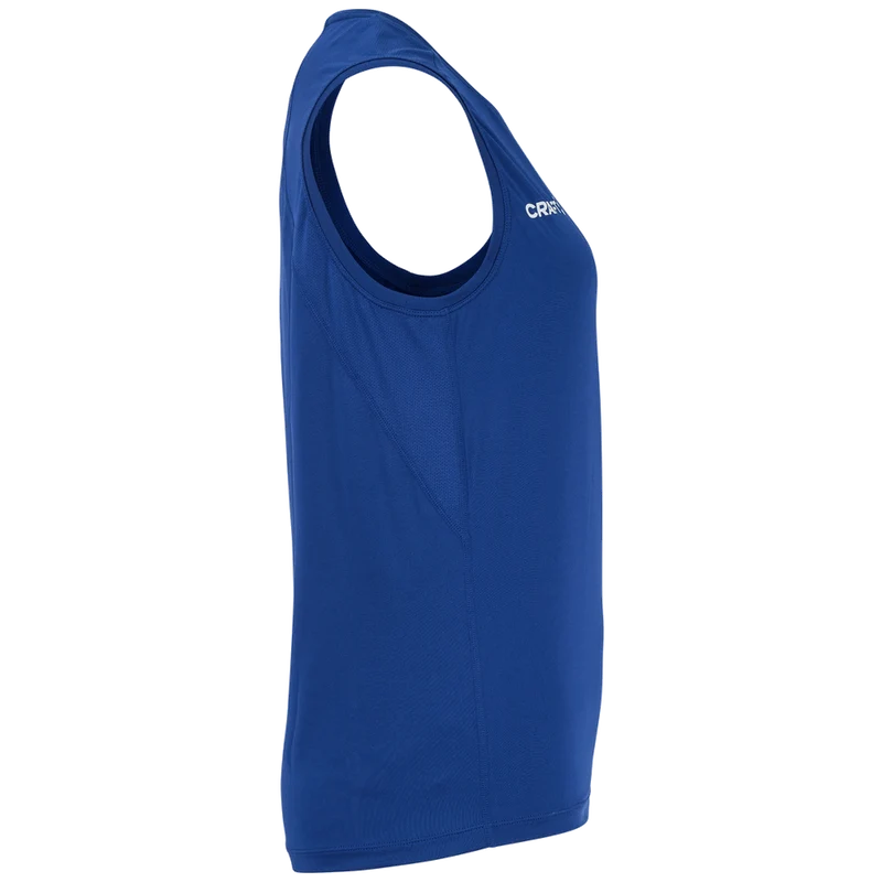 Craft Ability zip sl mouwloze tee Dames C17535