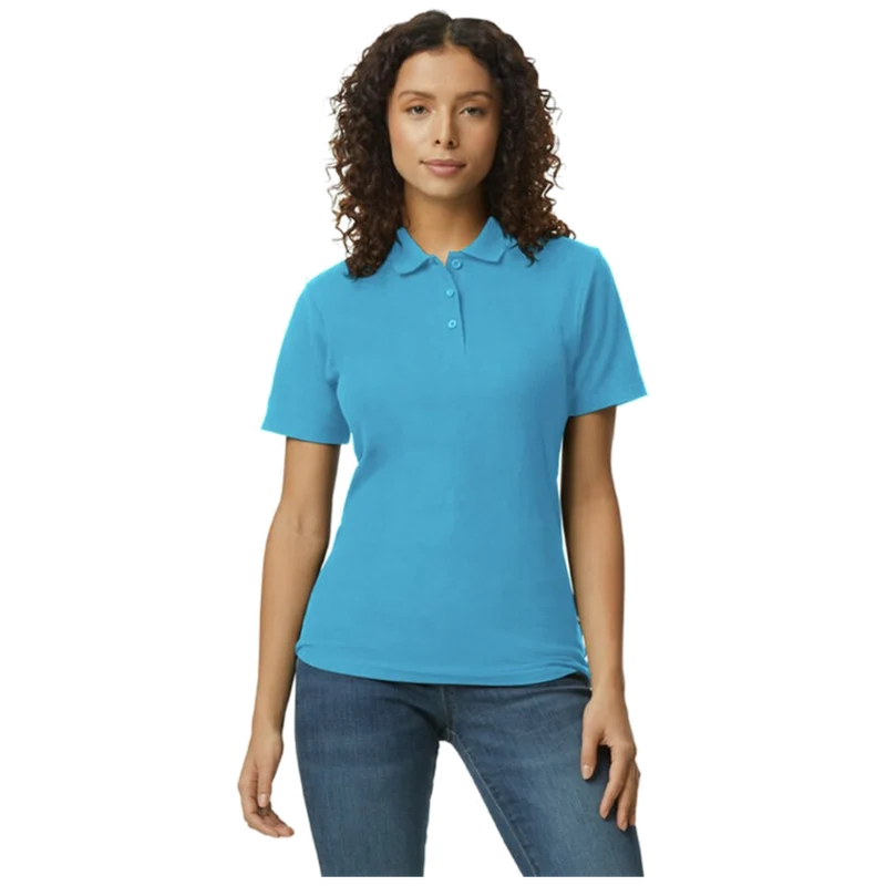 Gildan Polo Softstyle Double Pique SS for her G64800L