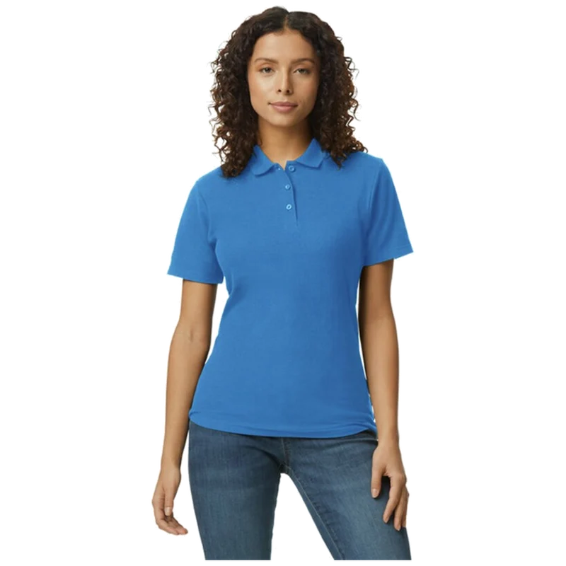 Gildan Polo Softstyle Double Pique SS for her G64800L