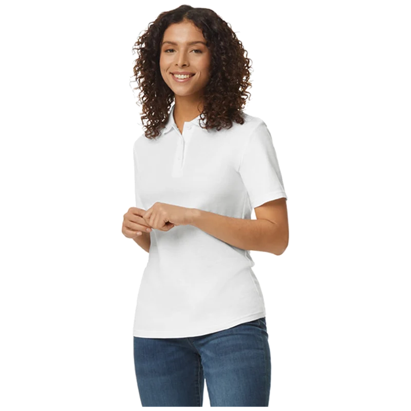 Gildan Polo Softstyle Double Pique SS for her G64800L