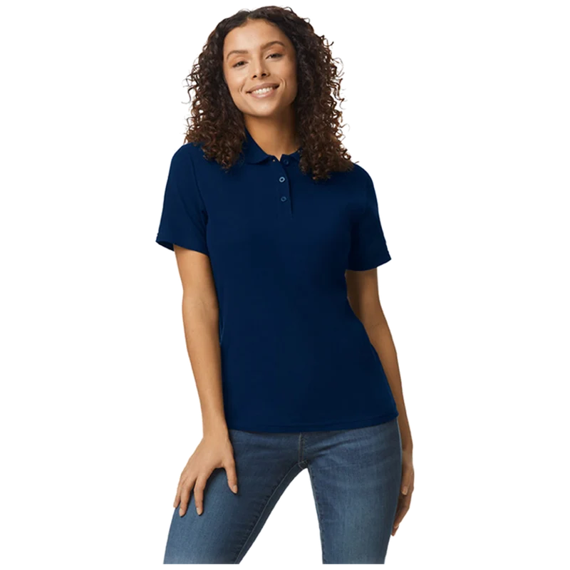 Gildan Polo Softstyle Double Pique SS for her G64800L