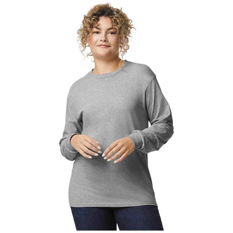 Gildan T-shirt Ultra Cotton Lange Mouw G2400