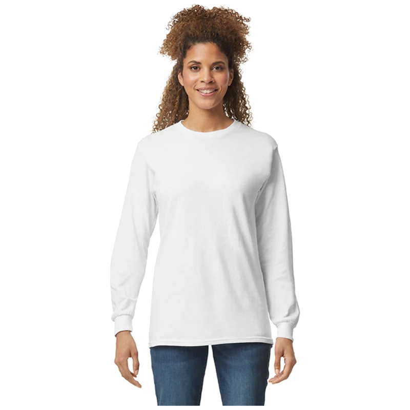 Gildan T-shirt Ultra Cotton Lange Mouw G2400