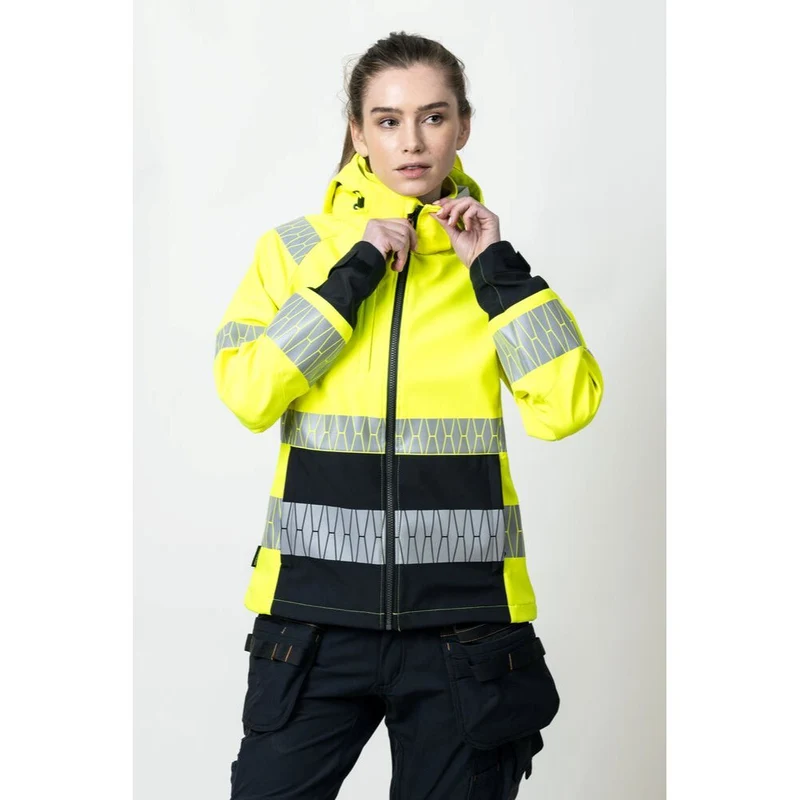 Jobman 1377 Women's Softshell Jacket Hi-Vis