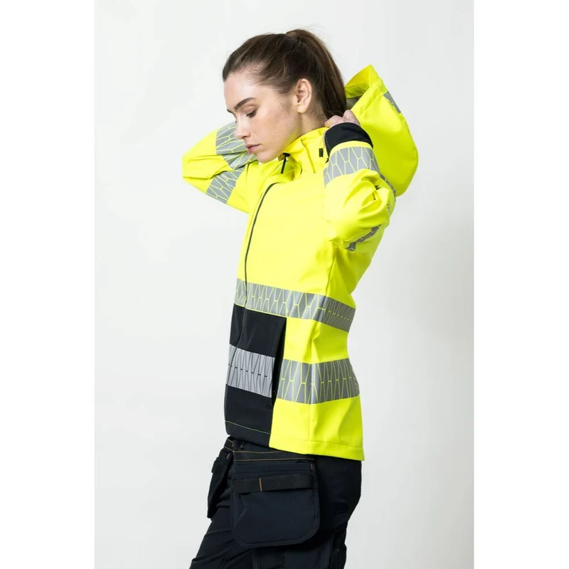 Jobman 1377 Women's Softshell Jacket Hi-Vis