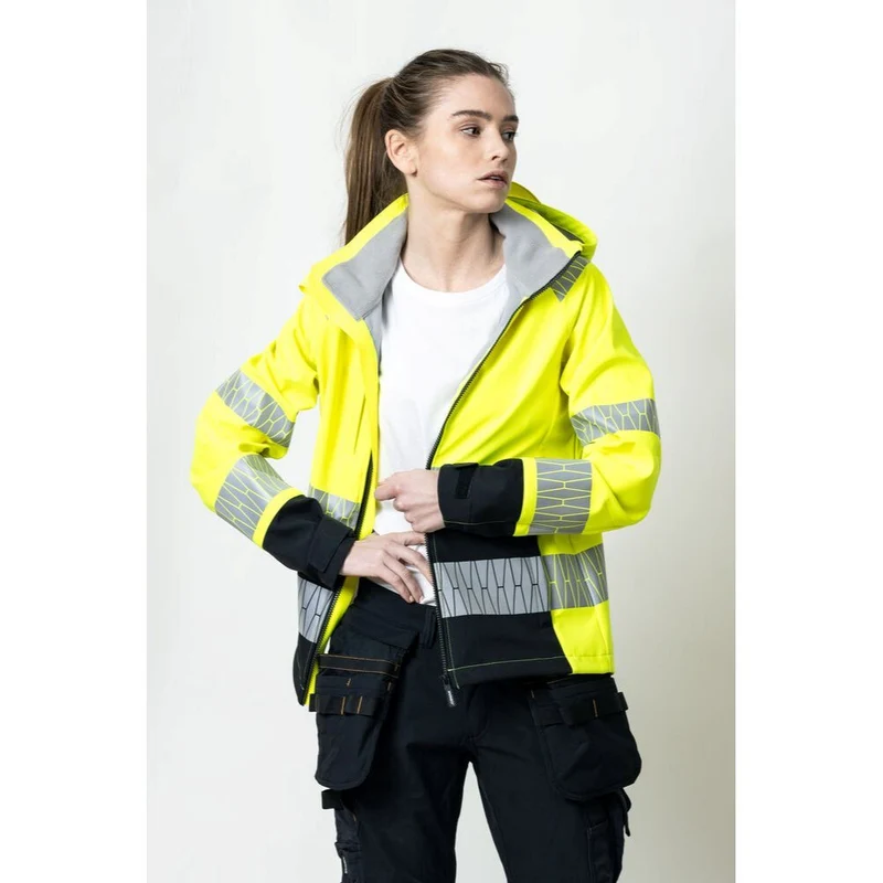 Jobman 1377 Women's Softshell Jacket Hi-Vis