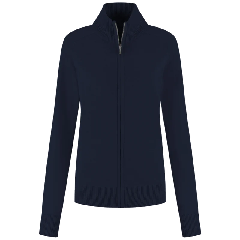 Santino Corporate Zip Cardigan Plano Ladies