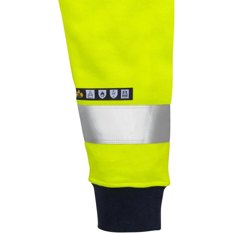 Fristads Flamestat high vis sweatshirt CL.3 7076 SFLH 109428