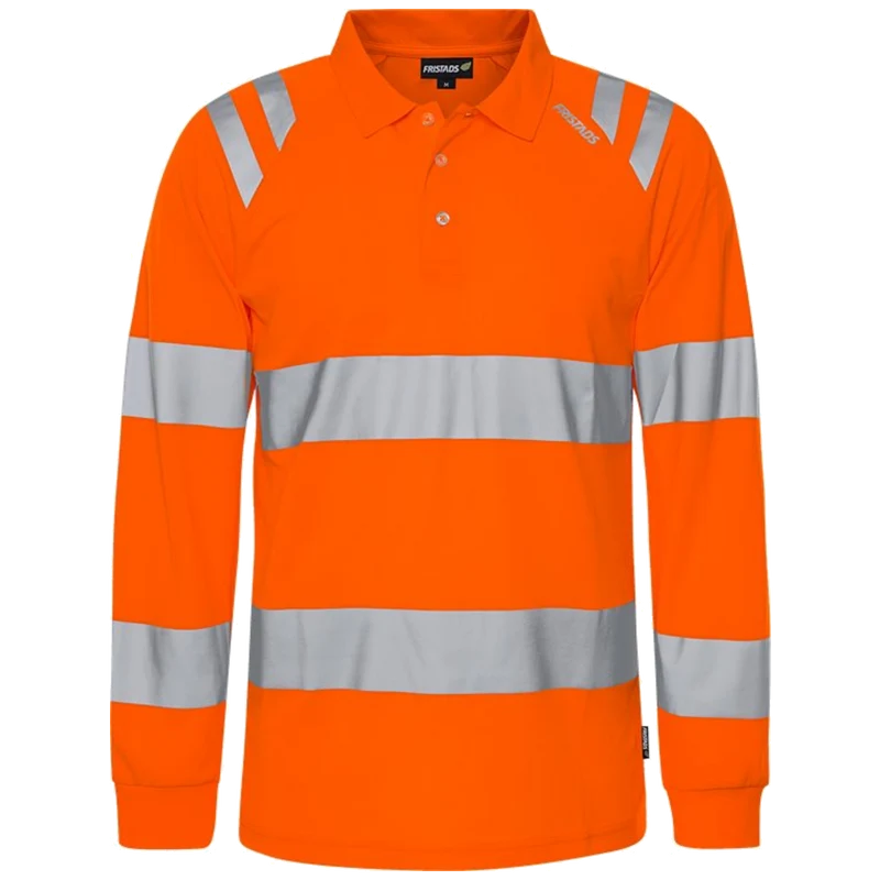 Fristads Trofta Hogezichtbaarheids poloshirt met lange mouw klasse 3 7864 GPST 301260