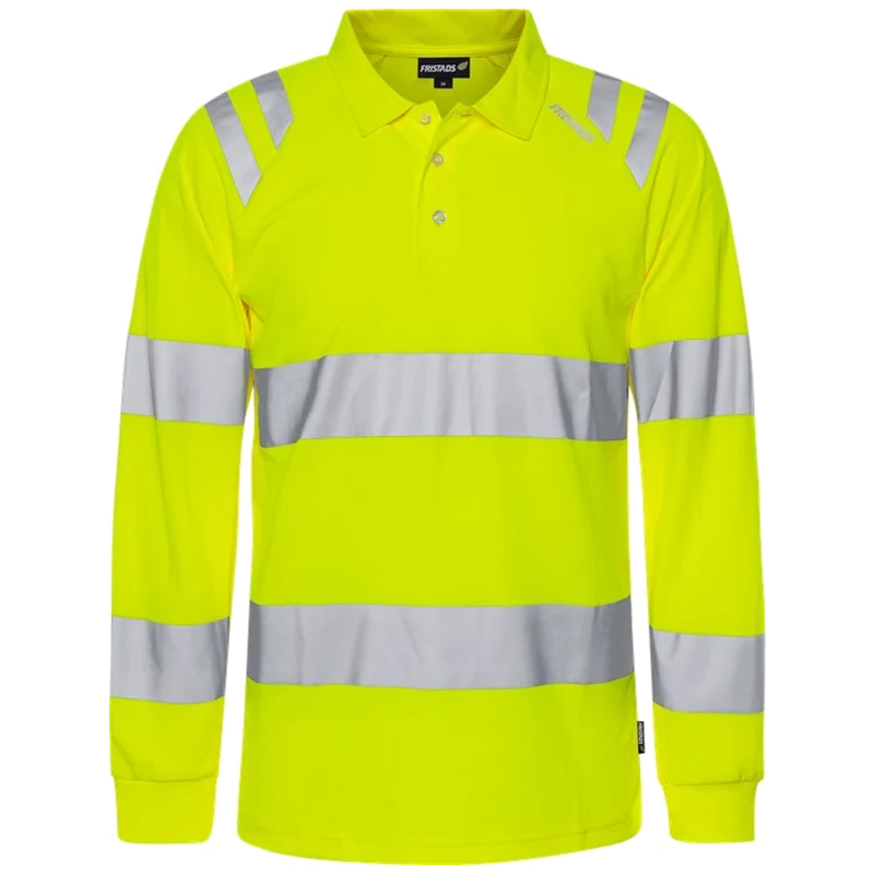 Fristads Trofta Hogezichtbaarheids poloshirt met lange mouw klasse 3 7864 GPST 301260