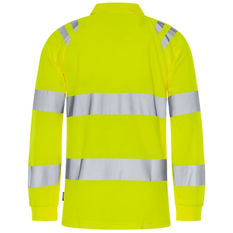 Fristads Trofta Hogezichtbaarheids poloshirt met lange mouw klasse 3 7864 GPST 301260