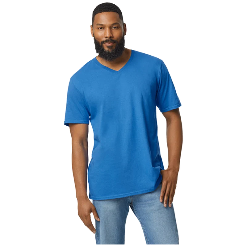 Gildan T-shirt V-Neck SoftStyle SS for him G64V00