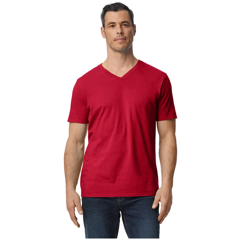 Gildan T-shirt V-Neck SoftStyle SS for him G64V00