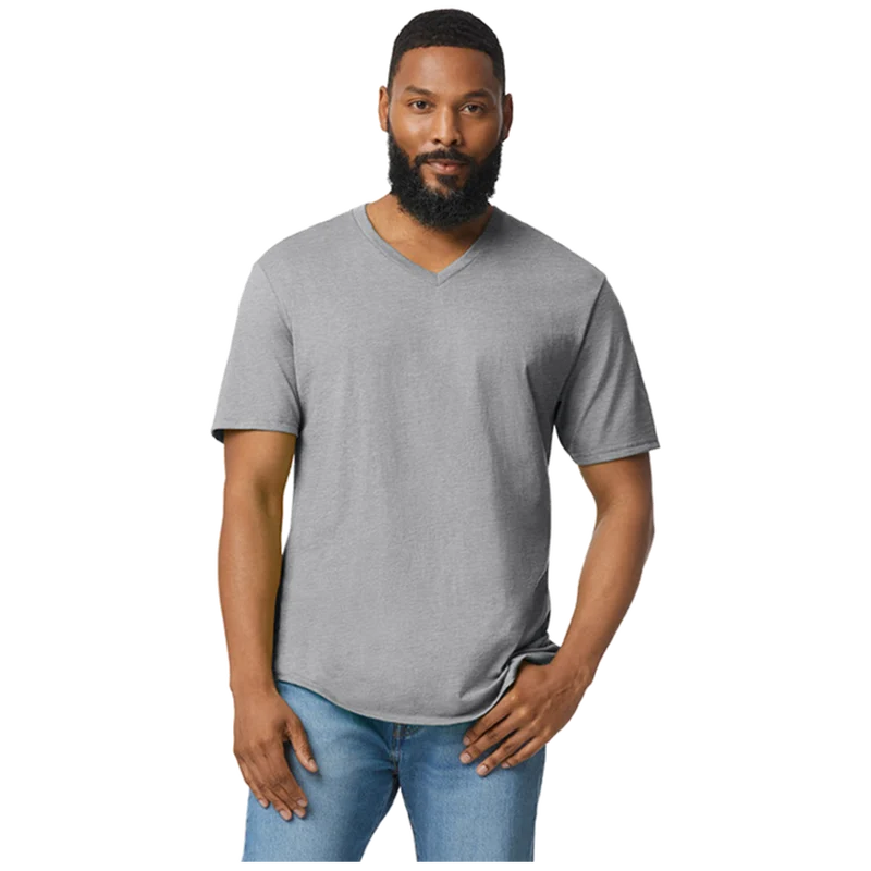 Gildan T-shirt V-Neck SoftStyle SS for him G64V00