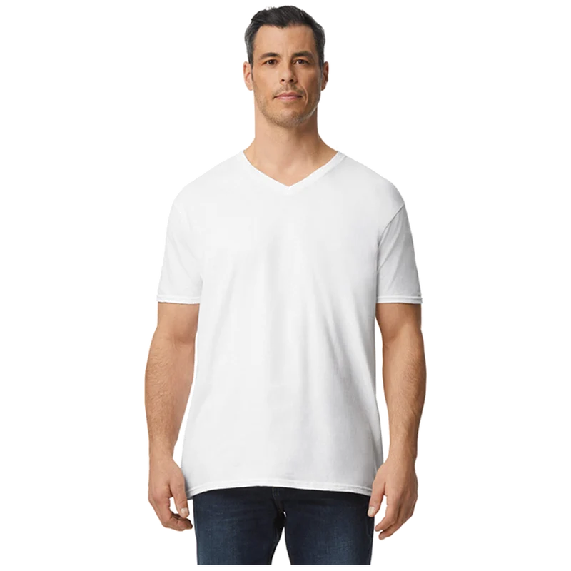 Gildan T-shirt V-Neck SoftStyle SS for him G64V00