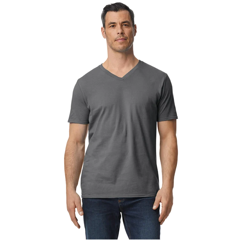 Gildan T-shirt V-Neck SoftStyle SS for him G64V00