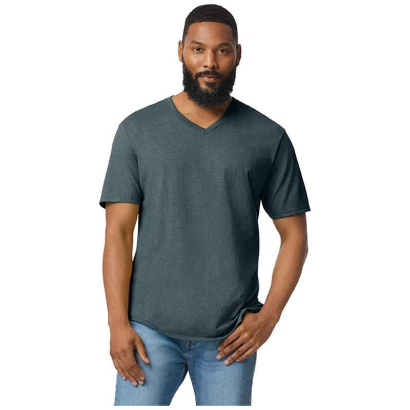 Gildan T-shirt V-Neck SoftStyle SS for him G64V00