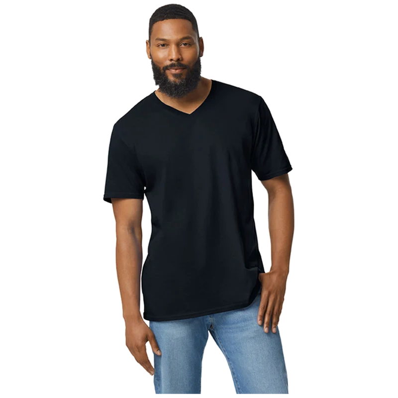 Gildan T-shirt V-Neck SoftStyle SS for him G64V00